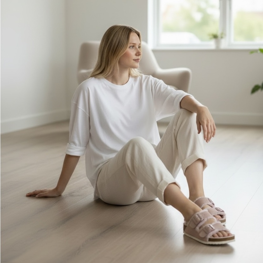 Birkenstock x Arizona- Blush Suede - Picture 6 of 11
